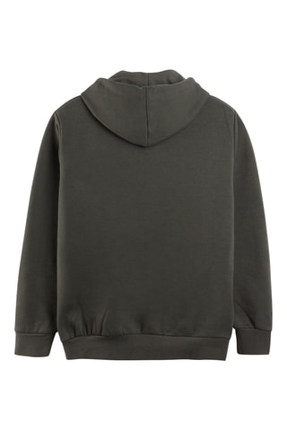 Sweat com capuz - Castanho - Verde