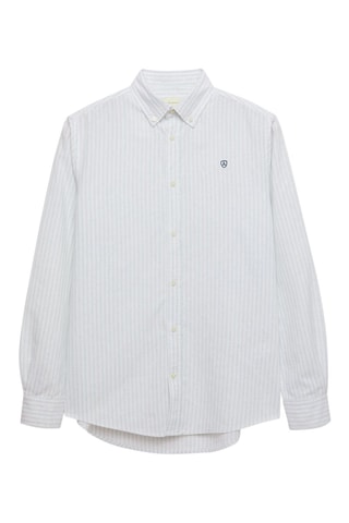 Chemise regular en lin - Vert