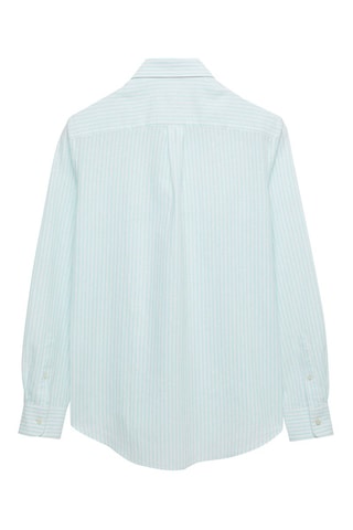 Chemise regular en lin - Bleu clair