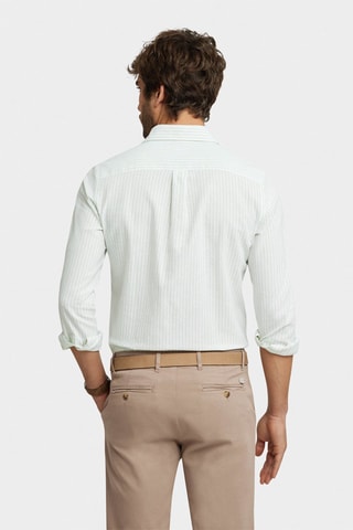 Chemise regular en lin - Vert
