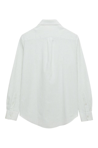 Chemise regular en lin - Vert