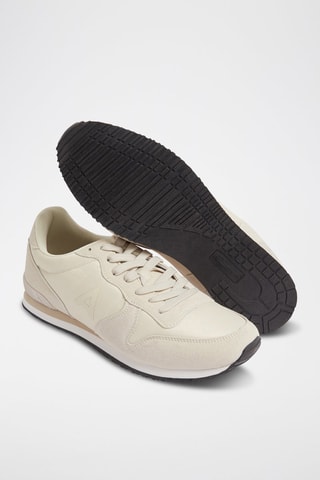 Baskets en nubuck - Écru
