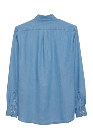 Chemise regular en jean - Bleu marine