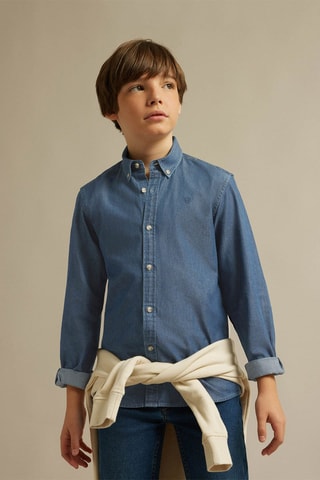 Chemise en jean - Bleu