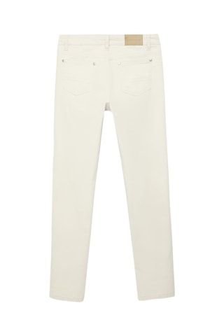Pantalon slim - Écru