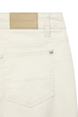 Pantalon slim - Écru