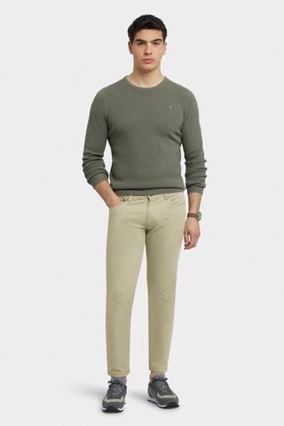 Pantalon slim - Vert