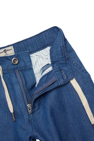 Bermuda en jean - Bleu marine