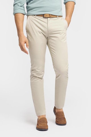 Pantalon slim - Beige