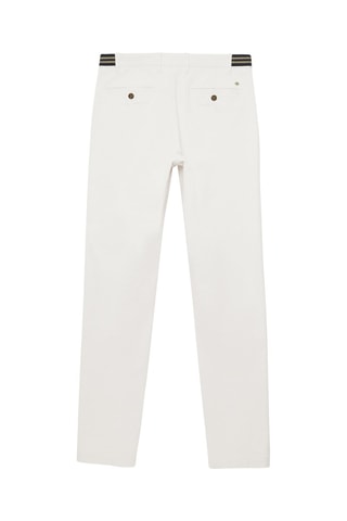 Pantalon slim - Écru