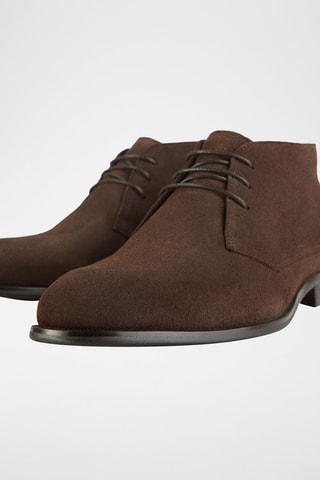 Boots en nubuck - Marron