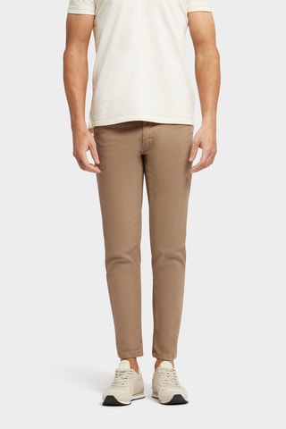 Pantalon slim - Marron