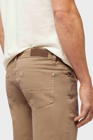 Pantalon slim - Marron