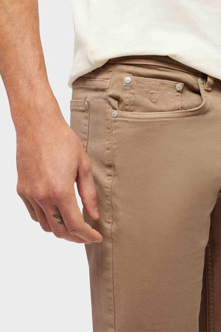 Pantalon slim - Marron