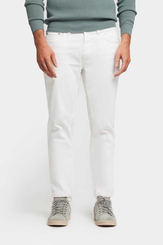 Pantalon slim - Écru