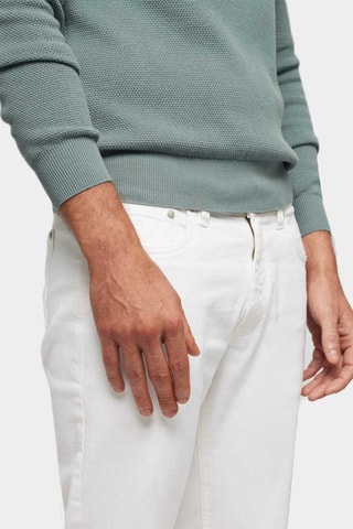 Pantalon slim - Écru