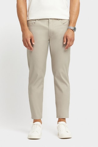 Pantalon slim - Beige
