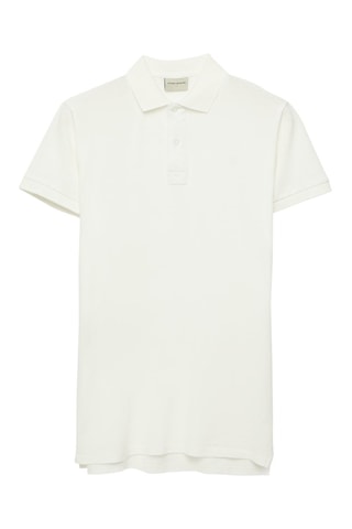 Polo regular - Écru