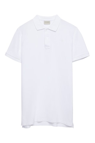 Polo regular - Blanc