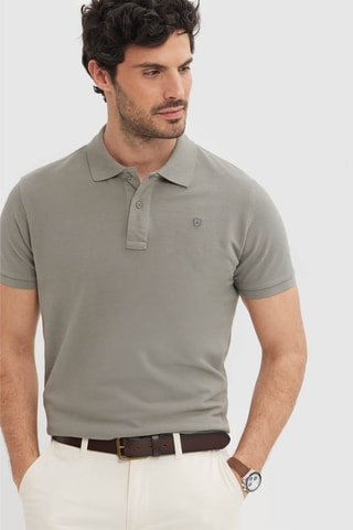 Polo regular - Gris