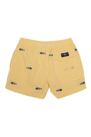 Short de bain - Jaune