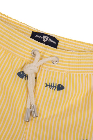 Short de bain - Jaune