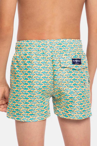 Short de bain - Jaune