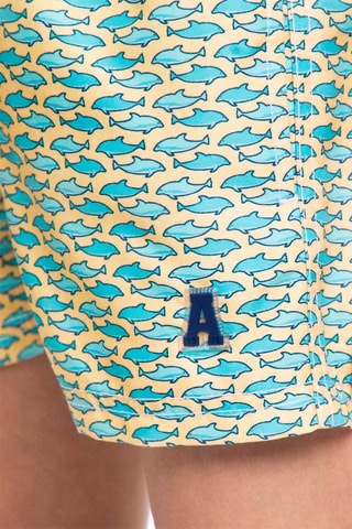 Short de bain - Jaune