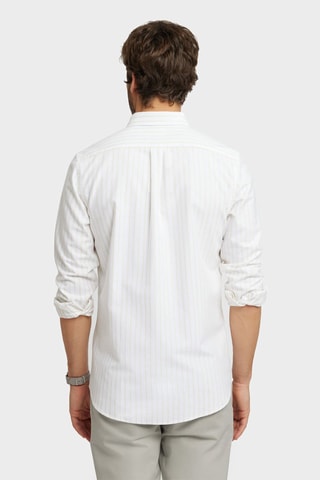 Chemise regular en coton biologique - Jaune