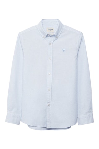 Chemise en coton biologique - Bleu