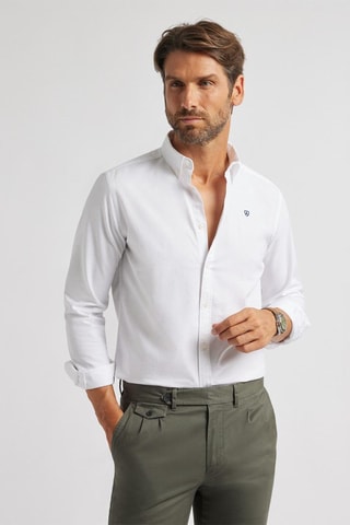 Chemise regular - Blanc