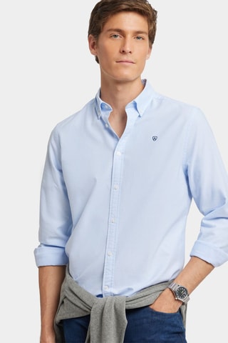 Chemise regular - Bleu