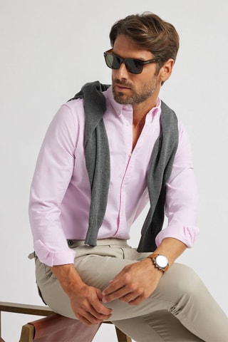Chemise regular - Rose