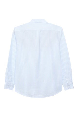 Chemise regular en coton biologique - Bleu