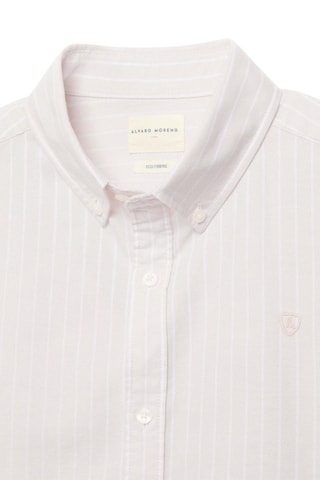 Chemise regular en coton biologique - Beige