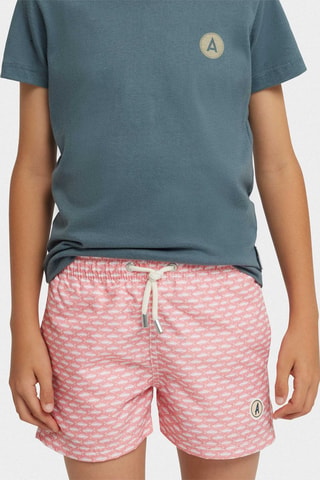 Short de bain - Corail