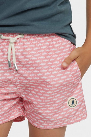 Short de bain - Corail