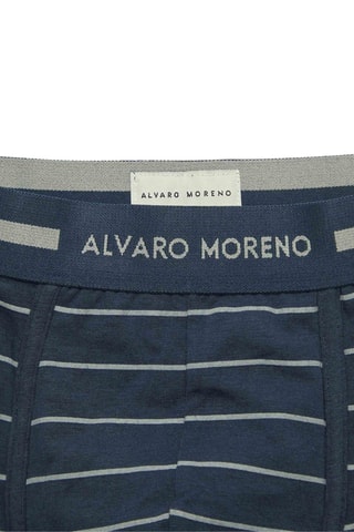 2 boxers - Azul-marinho e cinzento-claro - Azul-marinho
