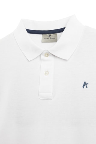 Polo regular - Blanc