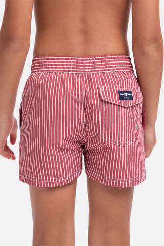 Short de bain - Rouge