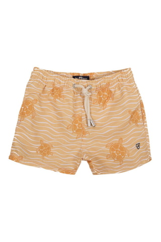 Short de bain - Jaune