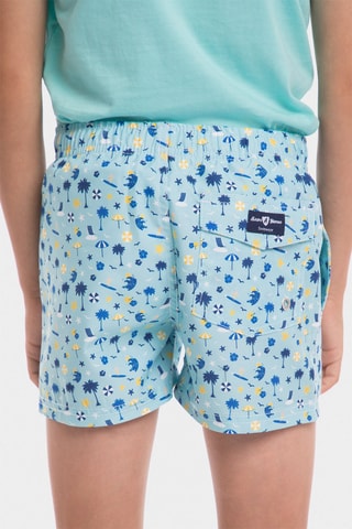 Short de bain - Bleu clair