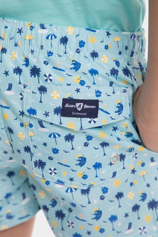 Short de bain - Bleu clair