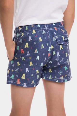 Short de bain - Bleu