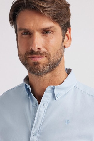 Chemise regular - Bleu