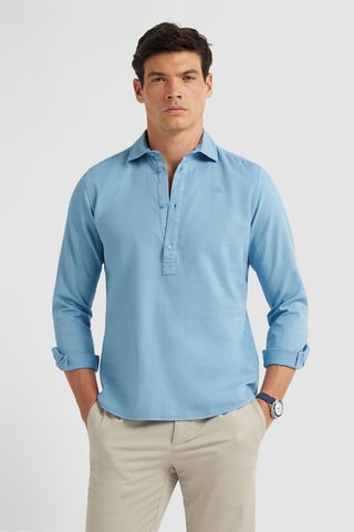 Polo regular - Bleu