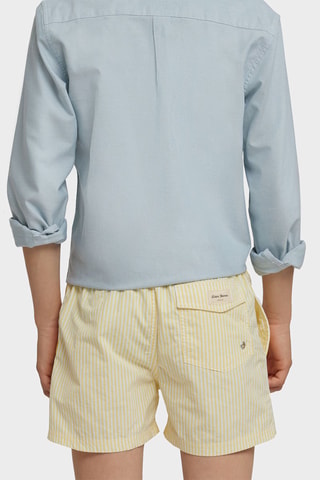 Short de bain - Jaune