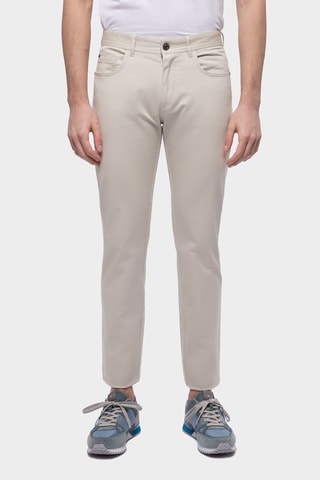 Pantalon slim - Écru
