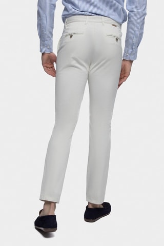Pantalon slim - Écru