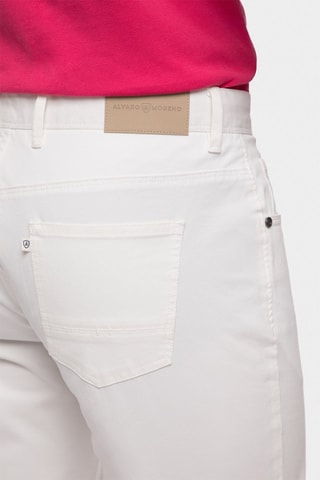 Pantalon slim - Écru